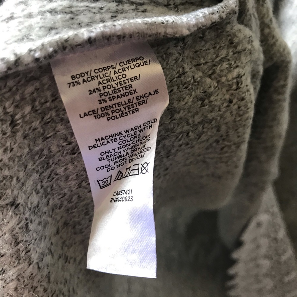 ***SOLD*** LOFT NWT Multi gray XXL lace - Picture 3 of 9